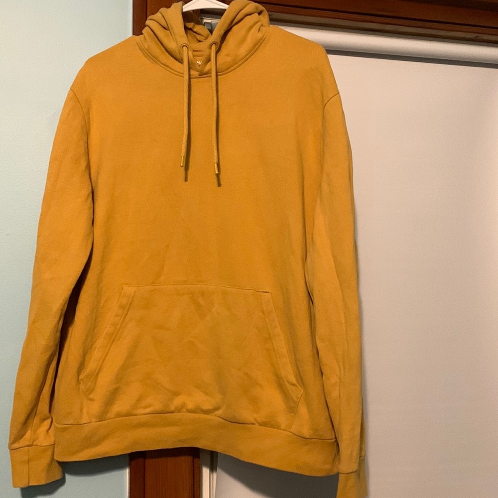 (Listing for 2) Topman Yellow Hoodie Sweatshirt and Extra Black top man hoodie!!